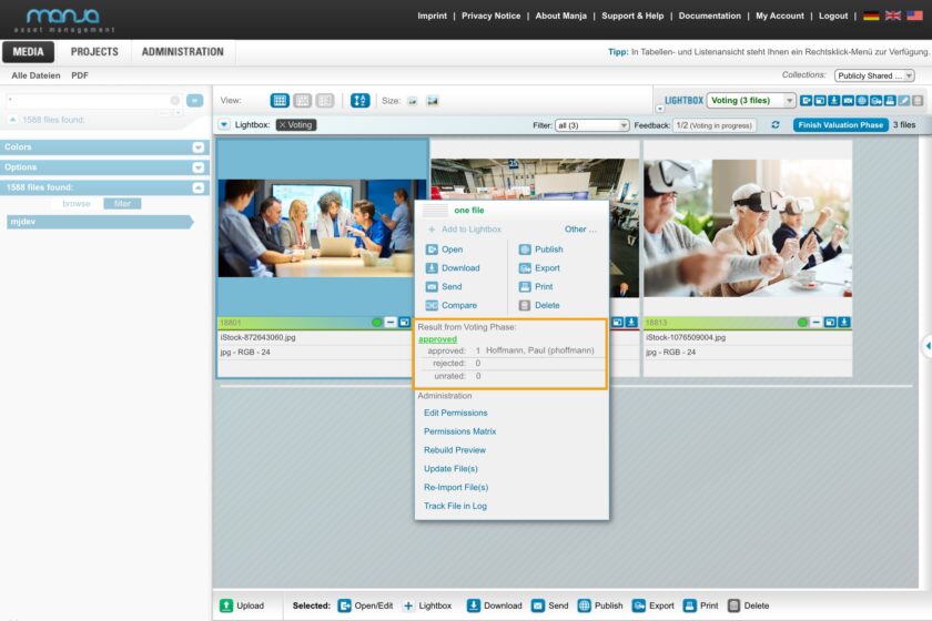 Adjuster: View voting behavior